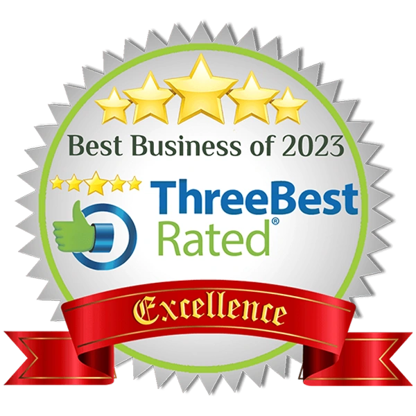 Three Best Rated Award 2023 Badge