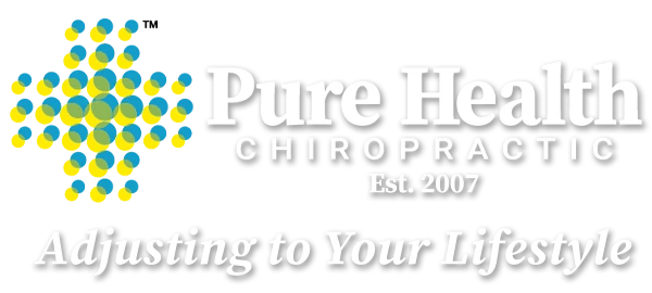 Pure Health Chiropractic White Header Logo